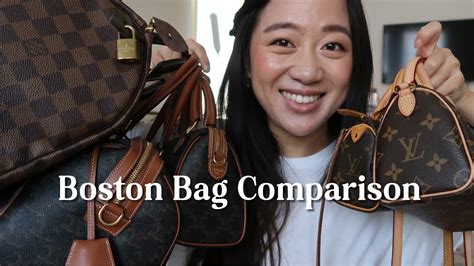 LV SPEEDY / CELINE BOSTON BAG COMPARISON 